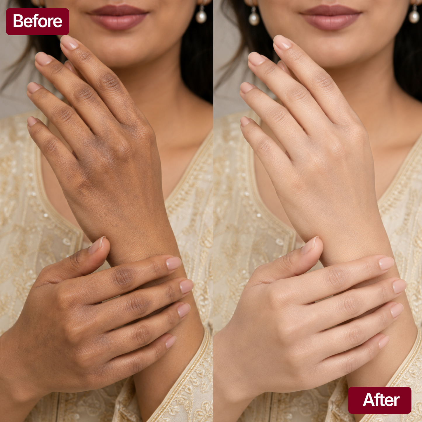 PEDILUXE Brightening Hand & Foot Cream | Dark Spot Corrector with Niacinamide, Alpha-Arbutin & Kojic Acid